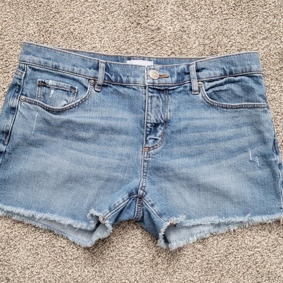 LOFT Pants - LOFT Light Blue Jean Shorts